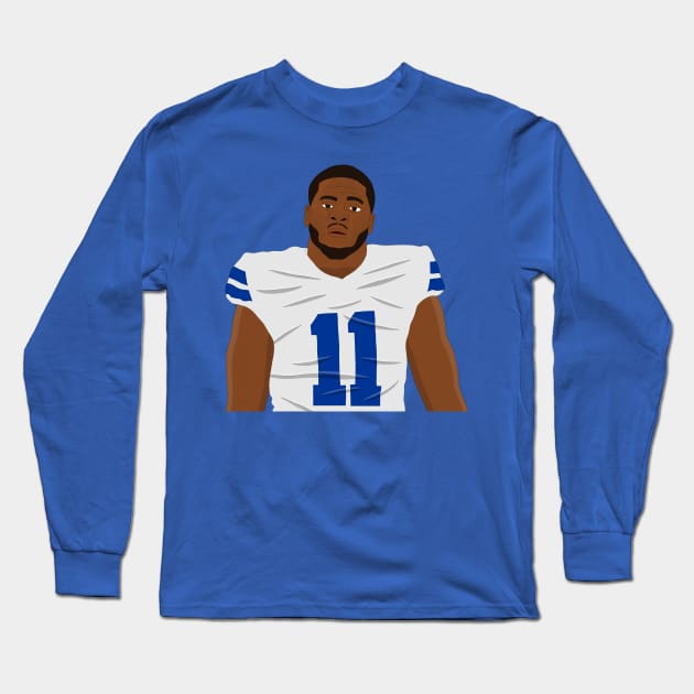 Micah Parsons Art Long Sleeve T-Shirt by mnaperdraws